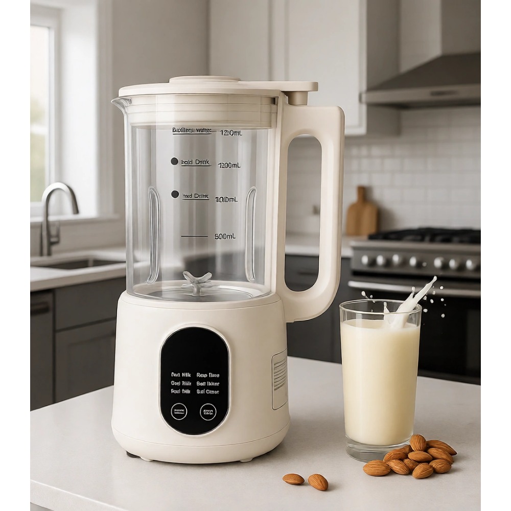 Soy Milk Maker - 40 Oz Otomatik Bitkisel Süt Makinesi