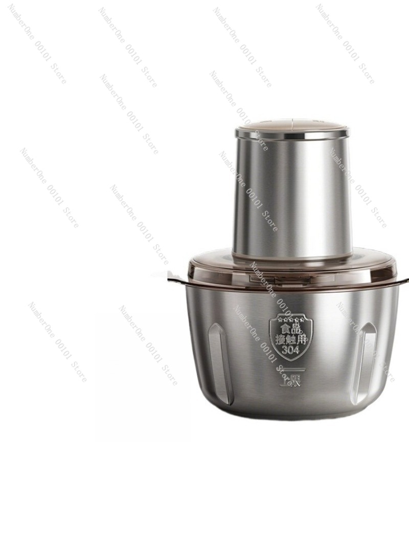 Food Processor Large - Paslanmaz Çelik Kıyma Makinesi Ev Tam