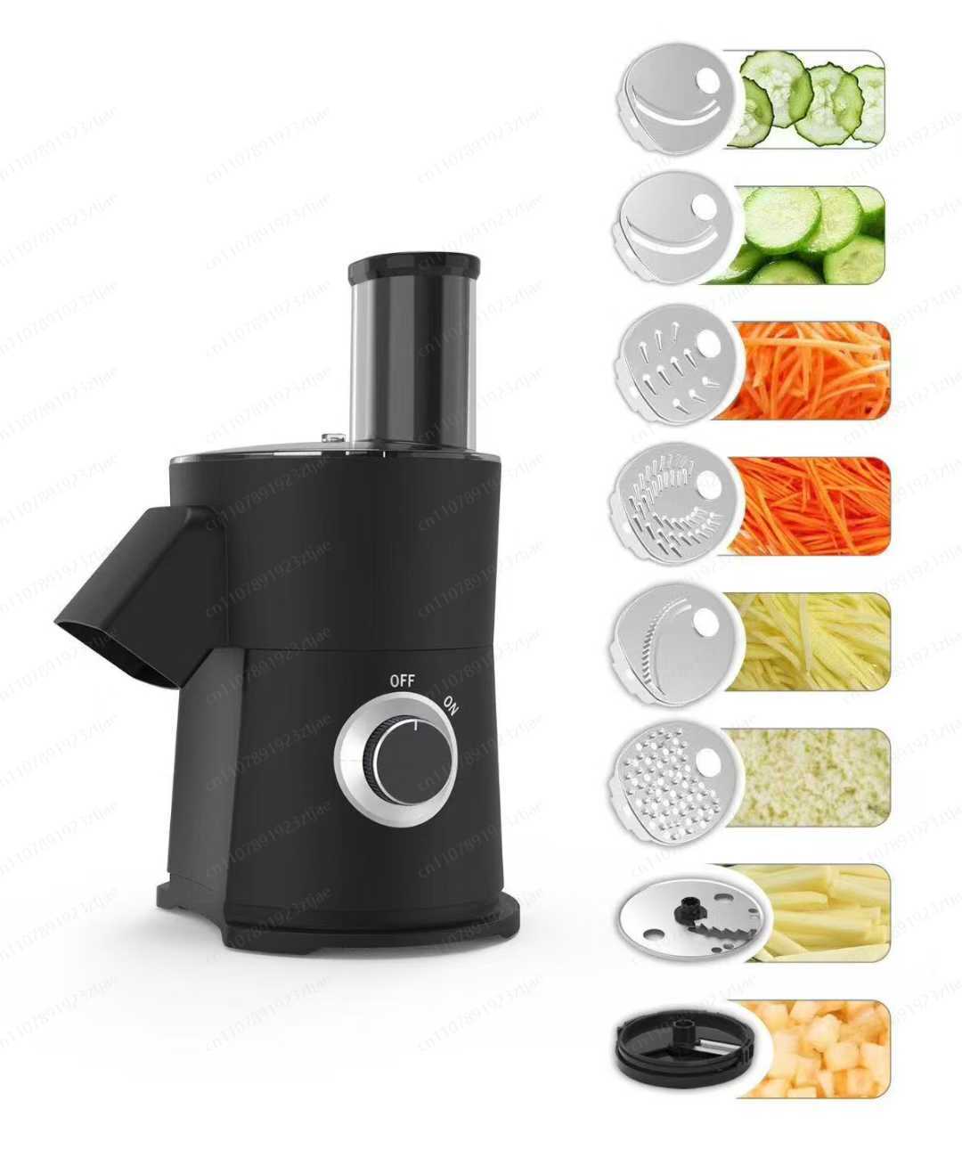 Food Processor Large - 7'si 1 Arada Elektrikli Sebze Doğrayıcı,