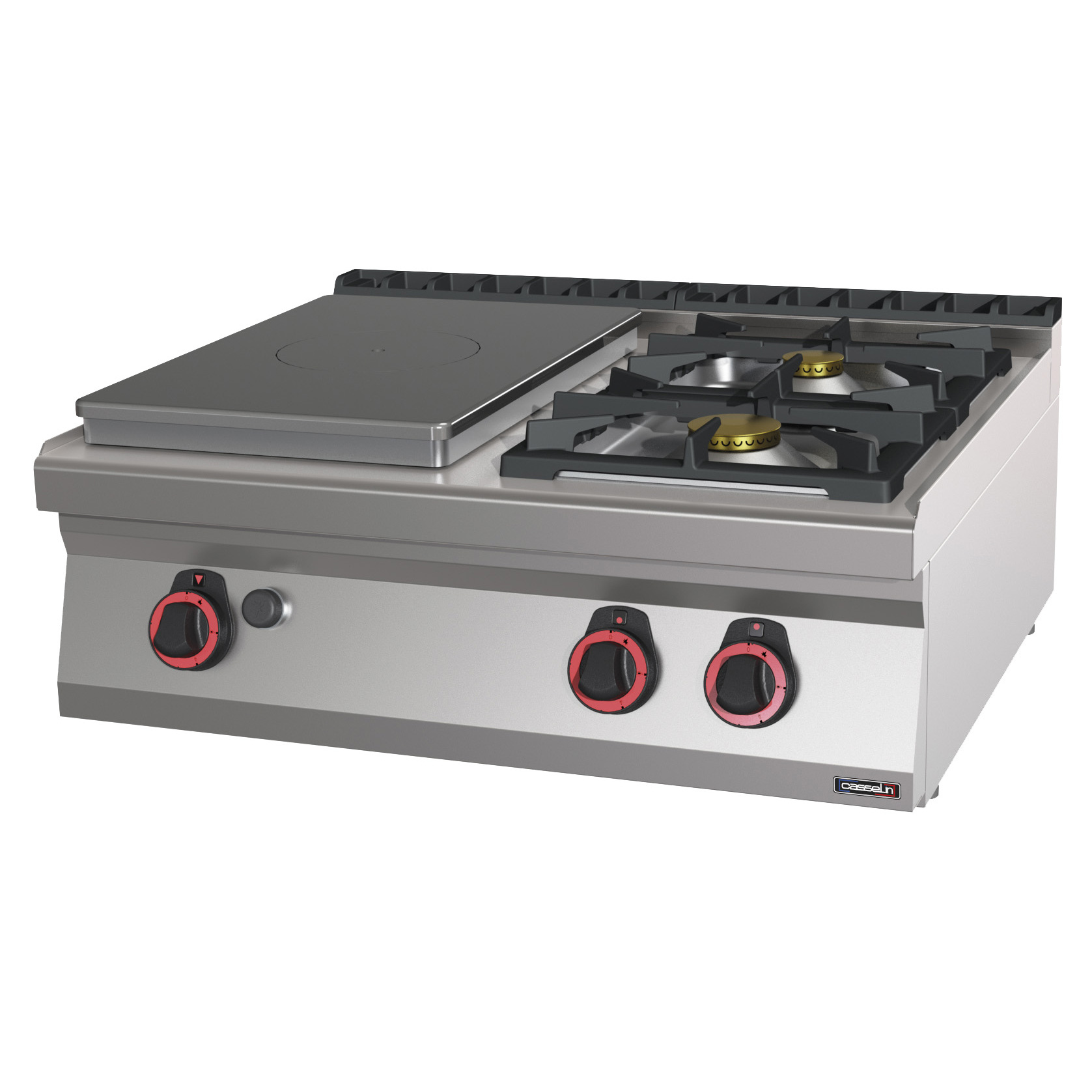 Kitchen Appliances Built In - 80cm Gazlı Ocak, 2 Brülörlü, Paslanmaz