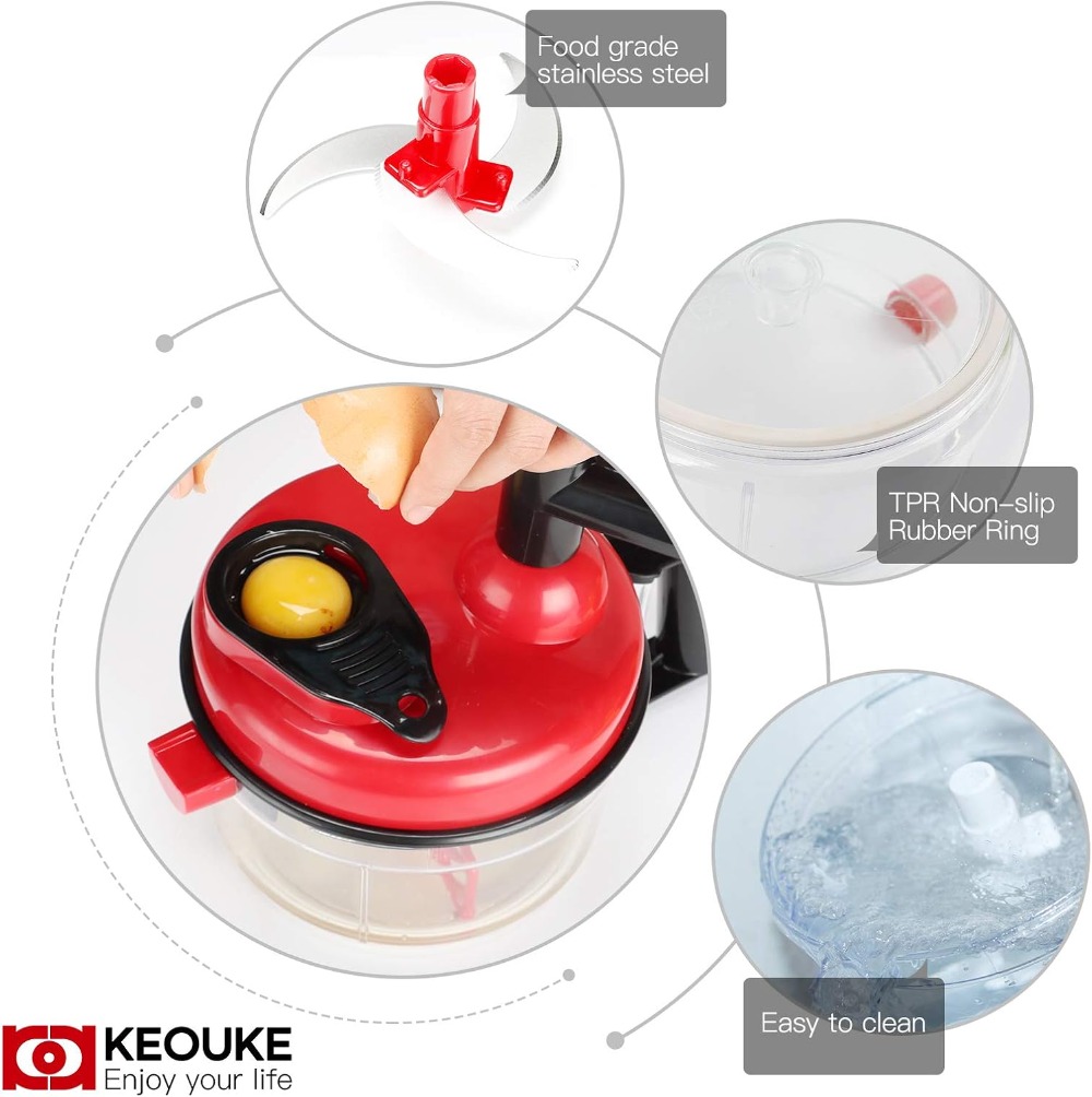 El Kranklı Doğrayıcı - Yumurta - Food Processor Large incelemesi ve fiyatı