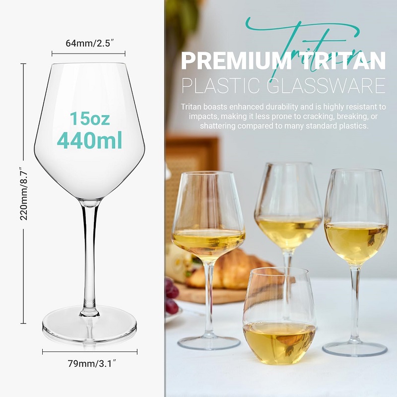 MICHLEY 15 oz Kırılmaz Tritan  - Kitchen Appliances Luxury incelemesi ve fiyatı