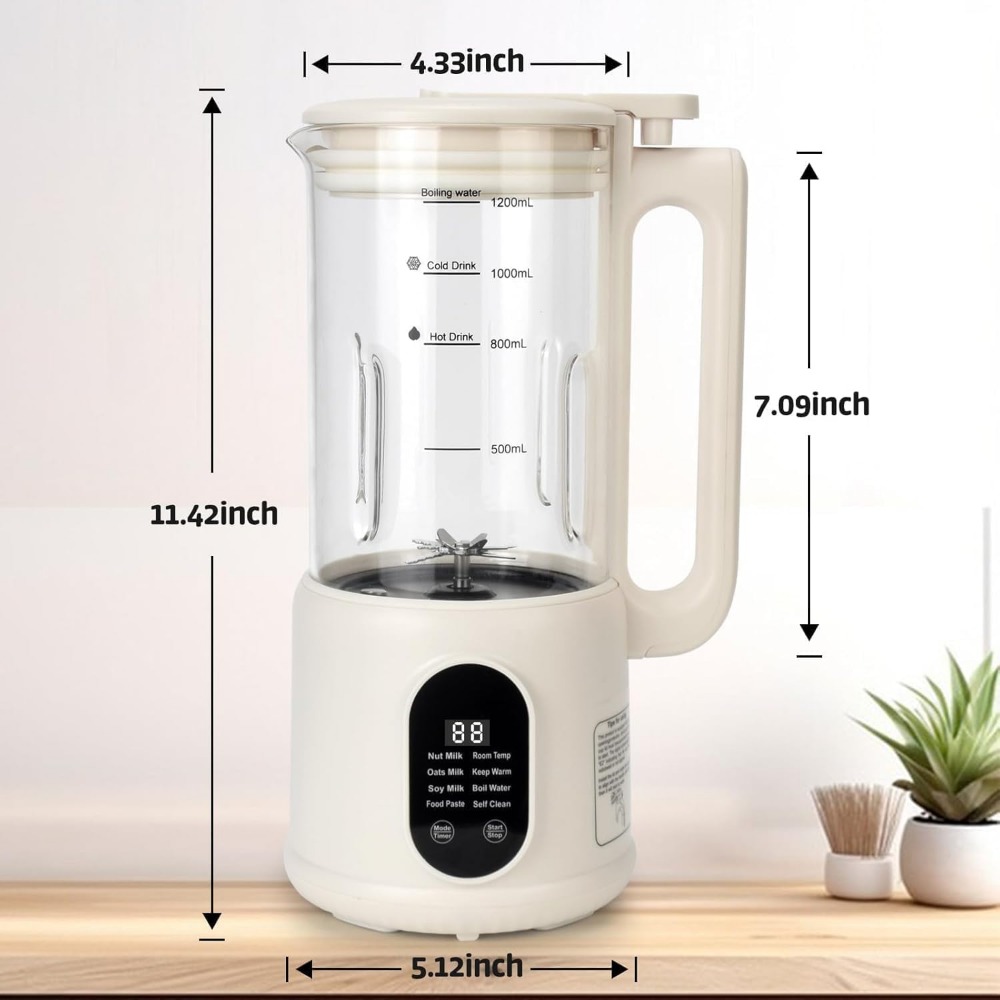 40 Oz Otomatik Bitkisel Süt Ma - Soy Milk Maker incelemesi ve fiyatı