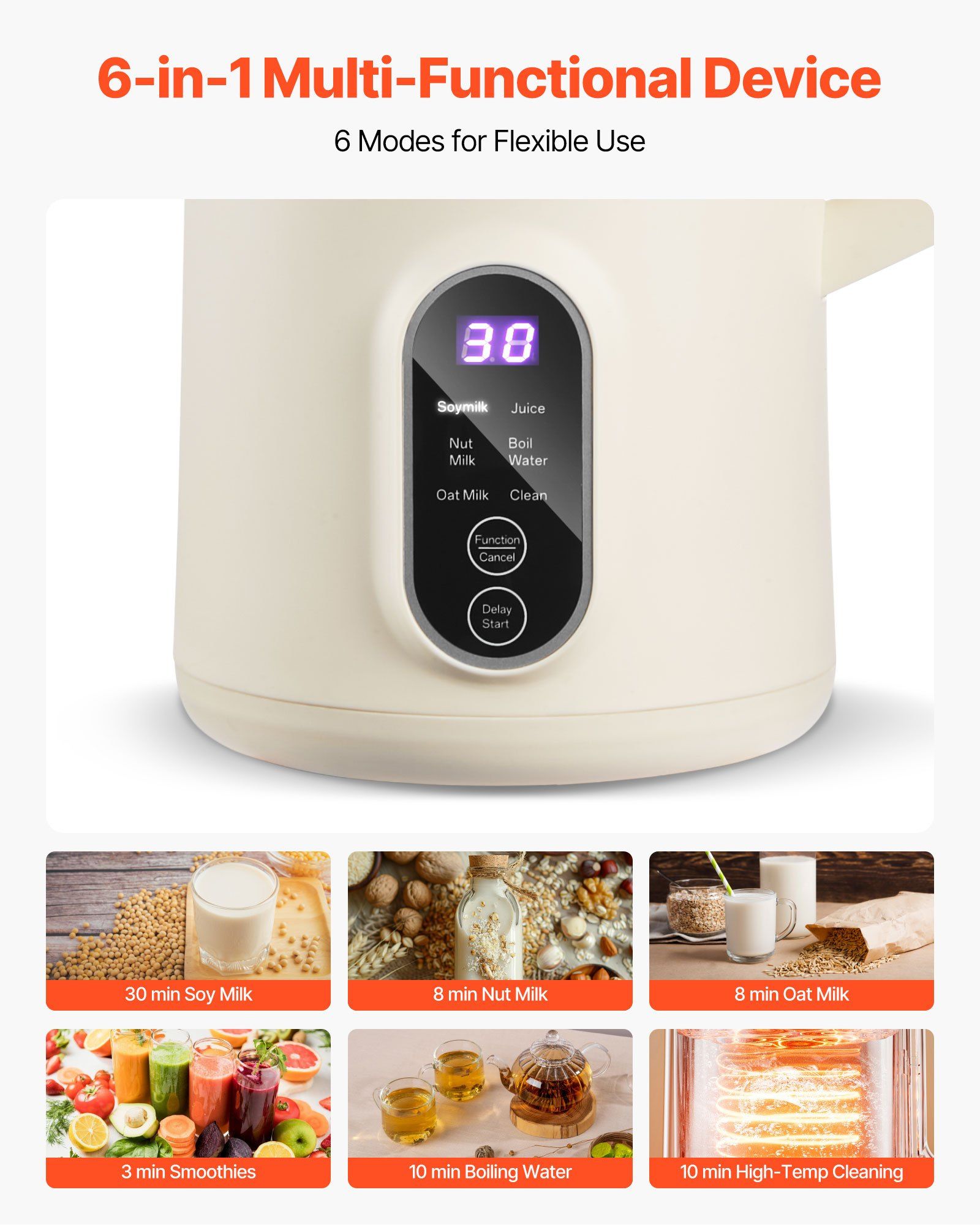 6'sı 1 Arada Fındık Sütü Yapıc - Soy Milk Maker incelemesi ve fiyatı