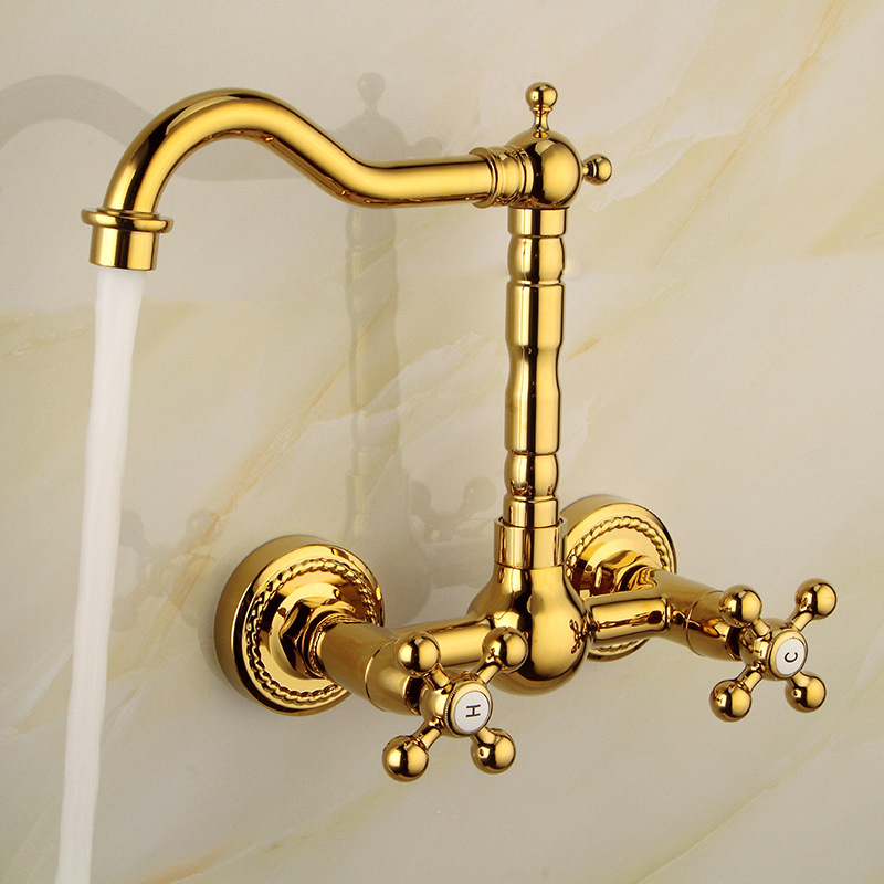 Lüks altın renk pirinç banyo m - Kitchen Appliances Luxury incelemesi ve fiyatı