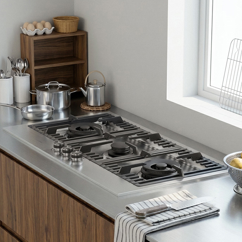 304 Paslanmaz Çelik Gazlı Ocak - Kitchen Appliances Built In incelemesi ve fiyatı